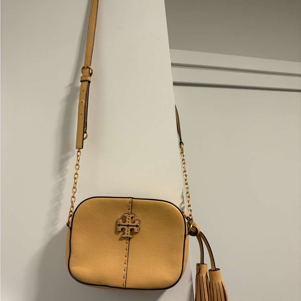 Tory Burch Mustard Crossbody Bag
